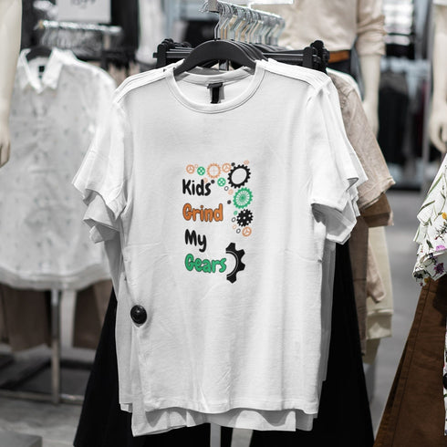 Kids Grind My Gears T-Shirt – Funny Sarcastic Tee for Parents